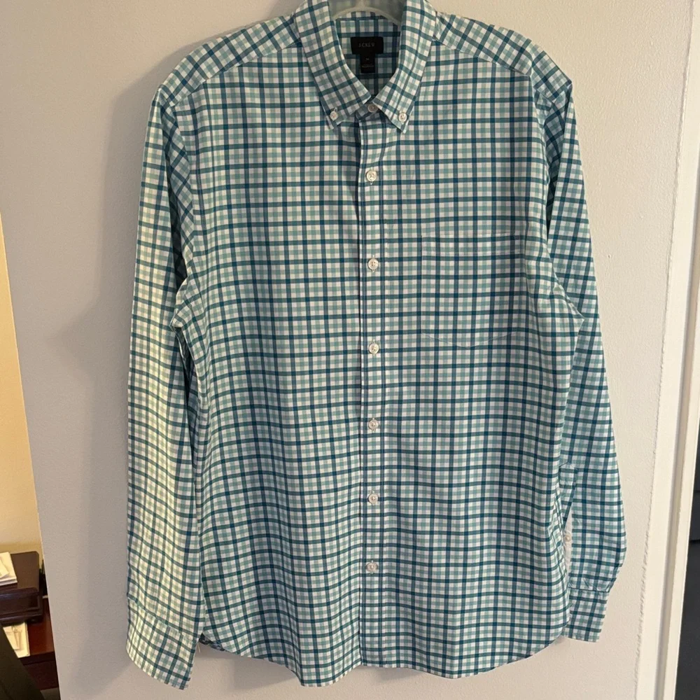 J.Crew Long Sleeve Button down Check